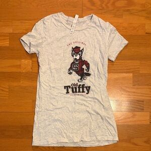 Bella Canvas NC State Wolfpack Old Tuffy Beer Light Gray Tee